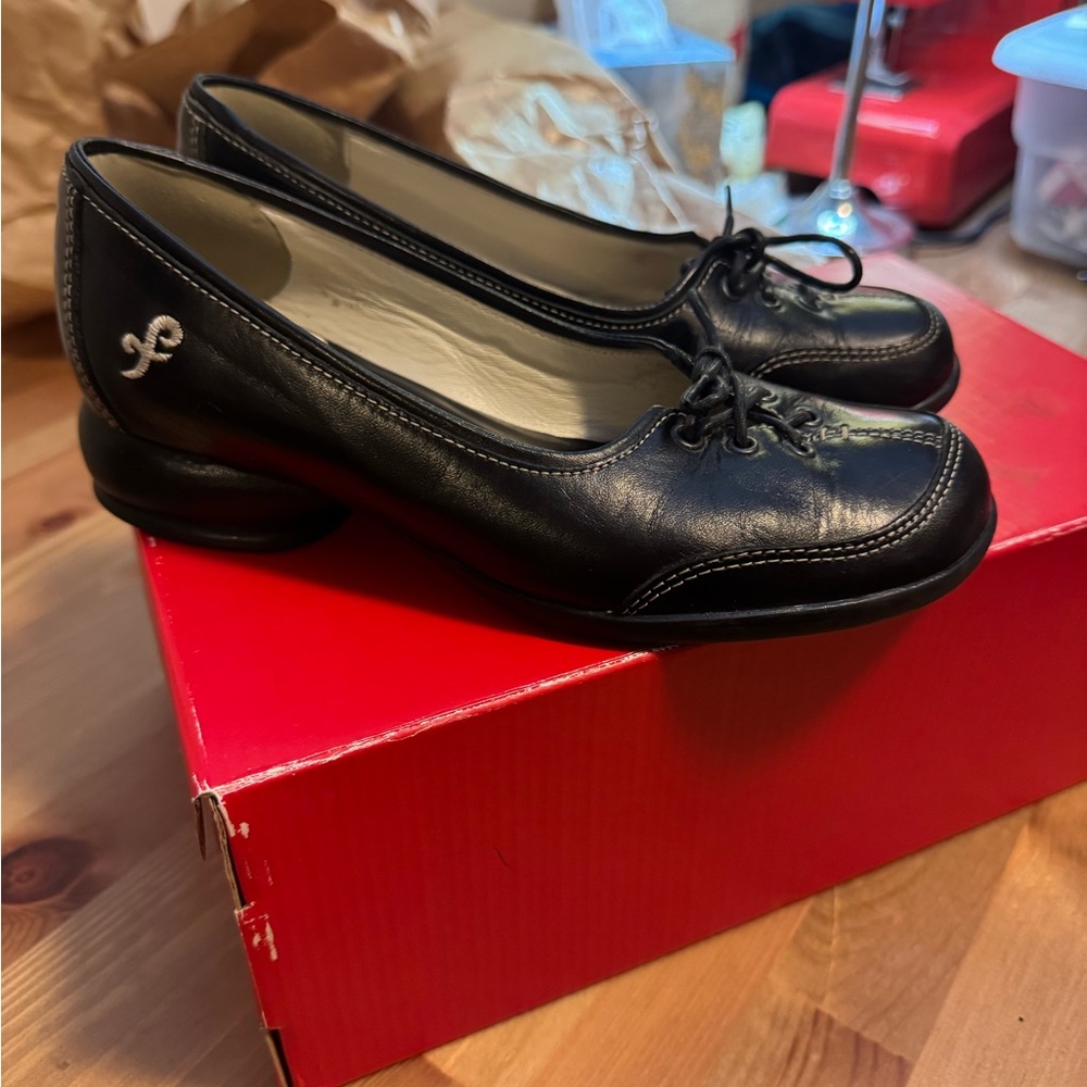 Size 5.5 Fluevog Fellowship Cayla Black